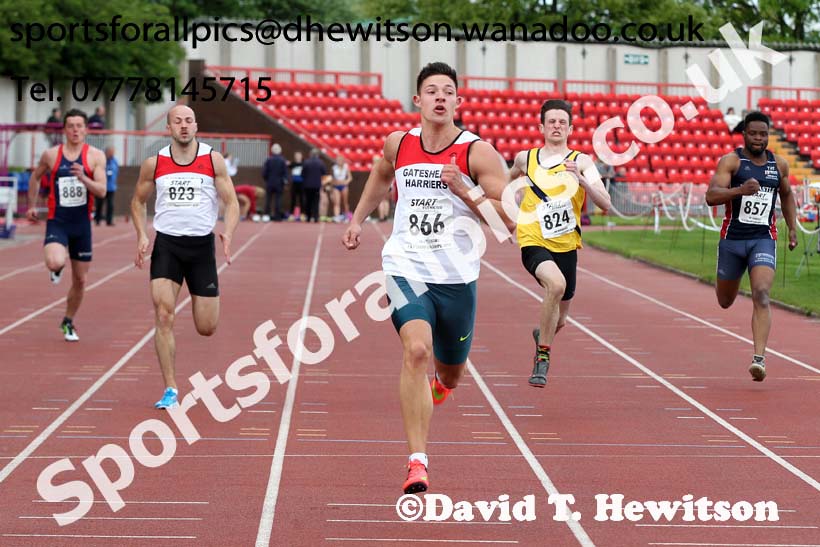 Senior men, North East Track and Field Champs., Gateshead. Photo: David T. Hewitson/Sports for All Pics